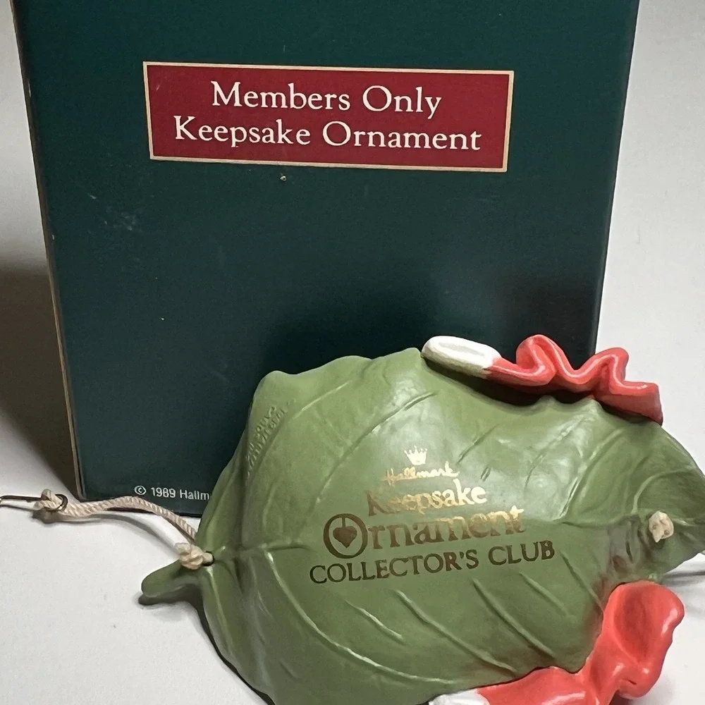 Hallmark Collect a Dream Keepsake Ornament KOC Member 1989 QXC4285‎